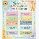 Christian affirmation poster for kids